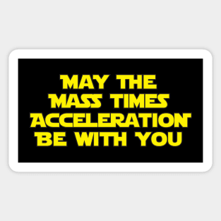 Mass Times Acceleration - 2 Sticker